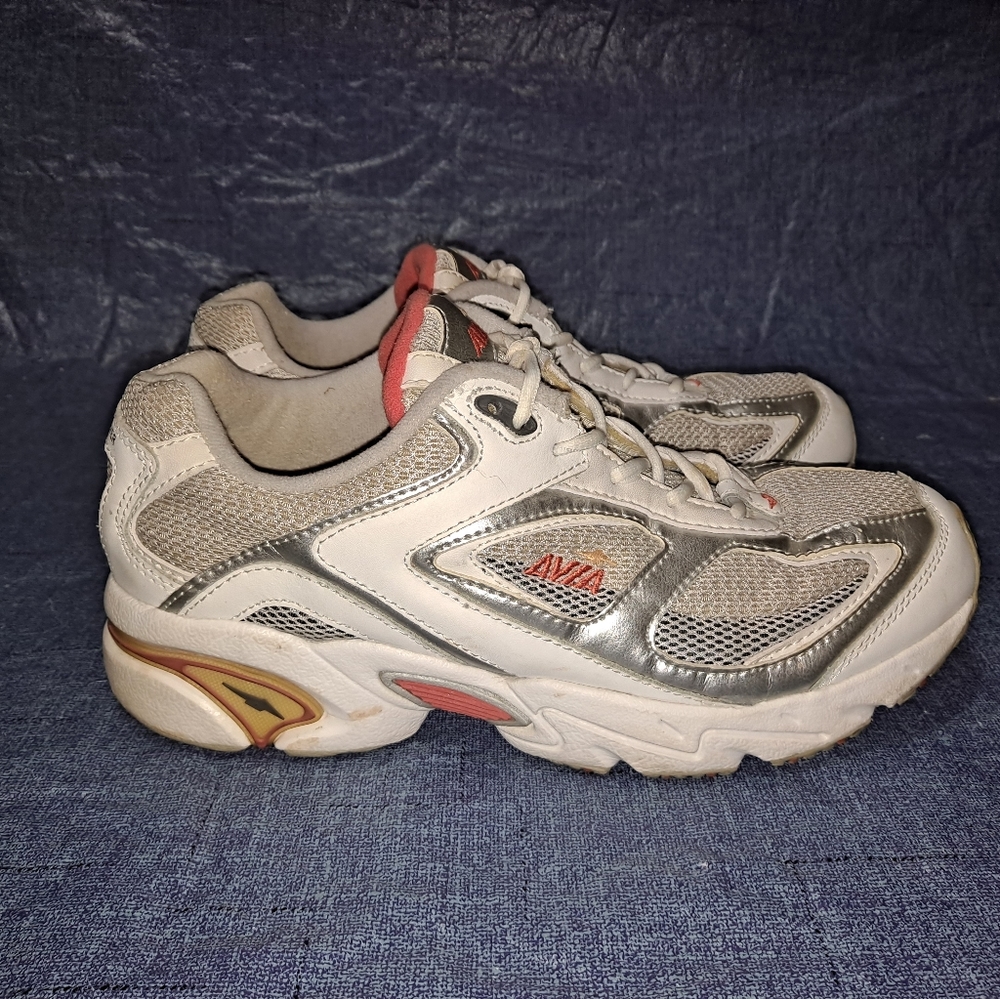 AVIA Cantilever 5020 Women's Running Shoes/Sneakers Size 8 Mesh White and Gray